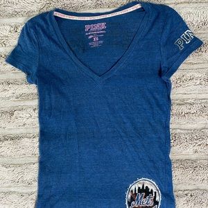 NWOT❗️PINK Mets Rhinestoned T-Shirt